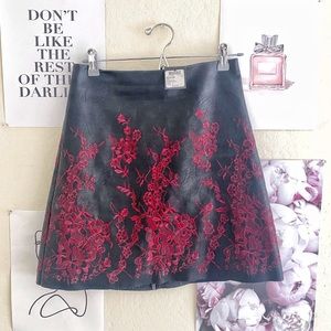 Leather Club Monaco Skirt: Never Worn